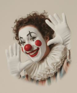 clown-lacht